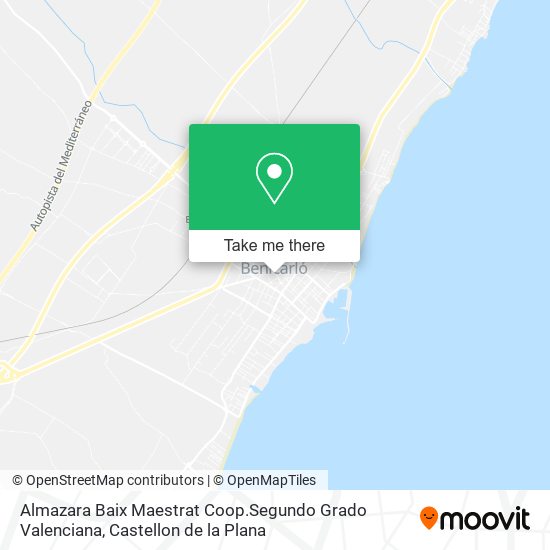 Almazara Baix Maestrat Coop.Segundo Grado Valenciana map