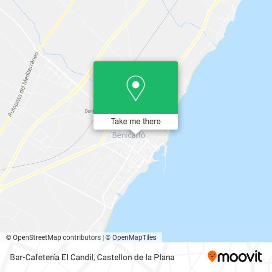 mapa Bar-Cafetería El Candil