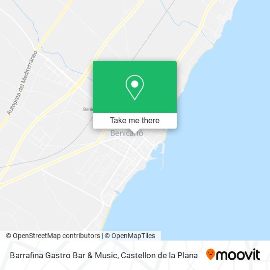 mapa Barrafina Gastro Bar & Music