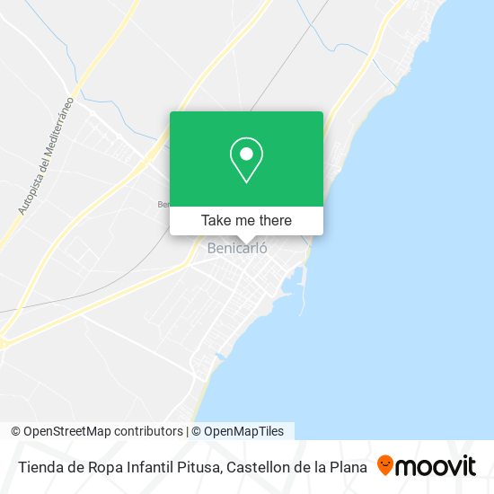 mapa Tienda de Ropa Infantil Pitusa