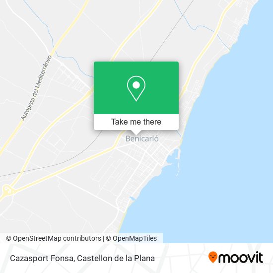 mapa Cazasport Fonsa