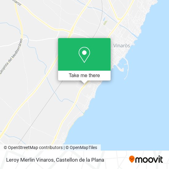 mapa Leroy Merlin Vinaros