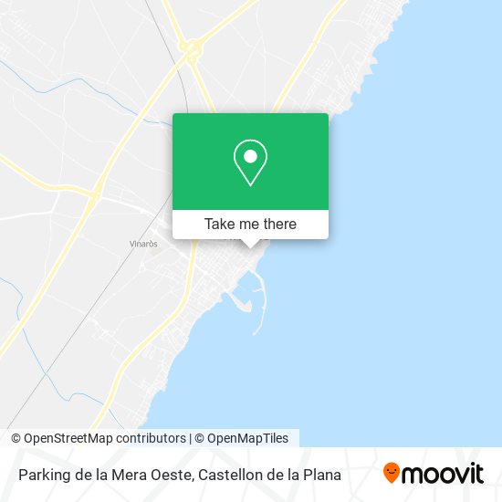 Parking de la Mera Oeste map