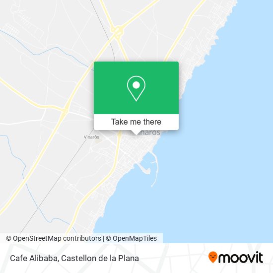 mapa Cafe Alibaba