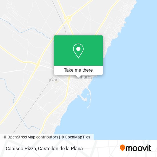mapa Capisco Pizza
