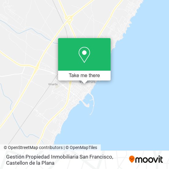 Gestión Propiedad Inmobiliaria San Francisco map