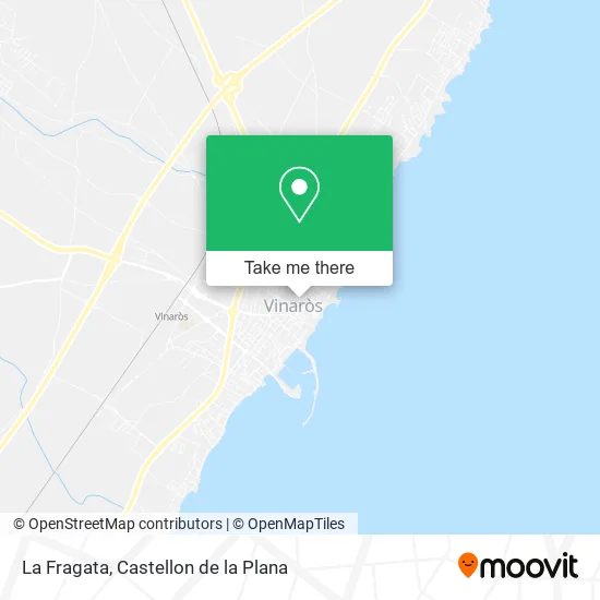 La Fragata map
