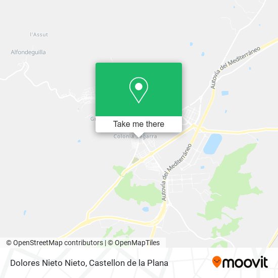 Dolores Nieto Nieto map