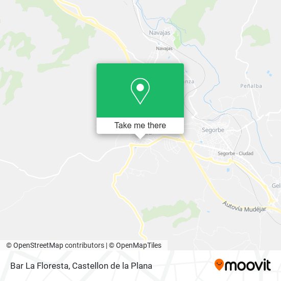 mapa Bar La Floresta