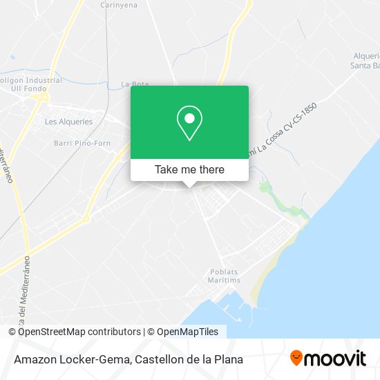 mapa Amazon Locker-Gema