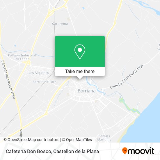 Cafetería Don Bosco map