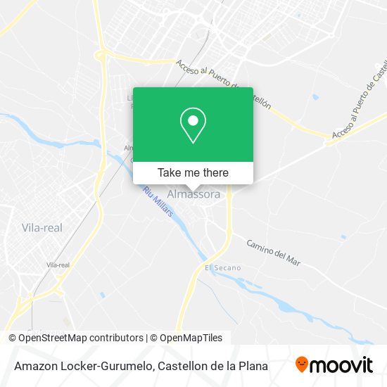 mapa Amazon Locker-Gurumelo