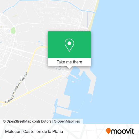 mapa Malecón