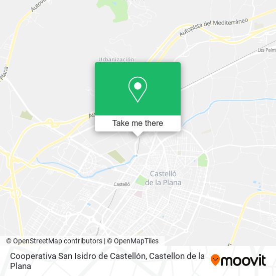 Cooperativa San Isidro de Castellón map