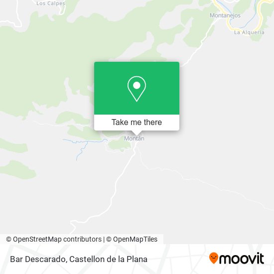 Bar Descarado map