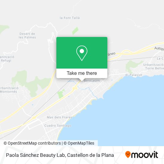 Paola Sánchez Beauty Lab map