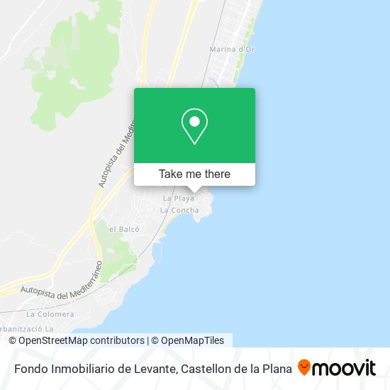 mapa Fondo Inmobiliario de Levante