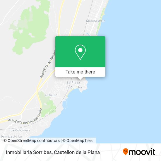 Inmobiliaria Sorribes map