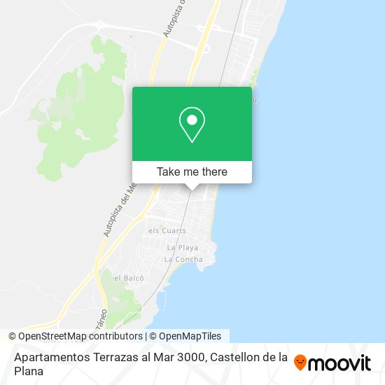 Apartamentos Terrazas al Mar 3000 map
