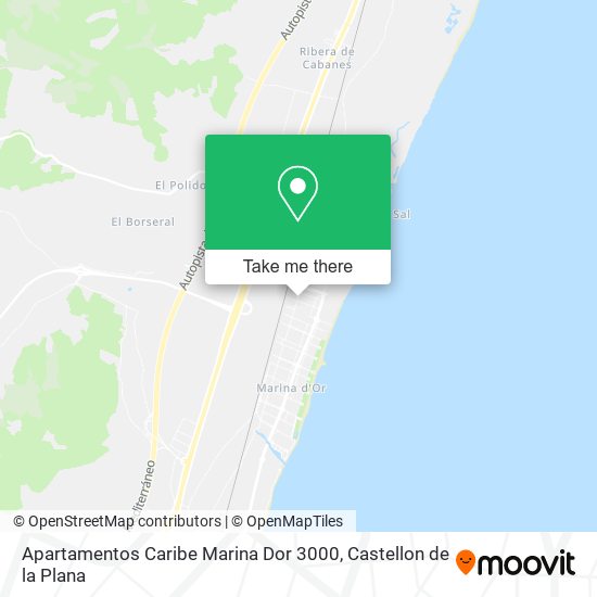 Apartamentos Caribe Marina Dor 3000 map