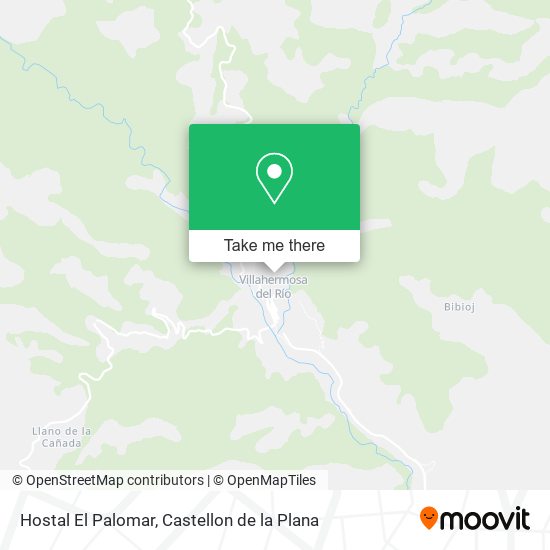 Hostal El Palomar map