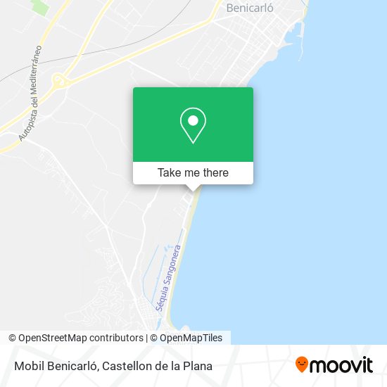 Mobil Benicarló map