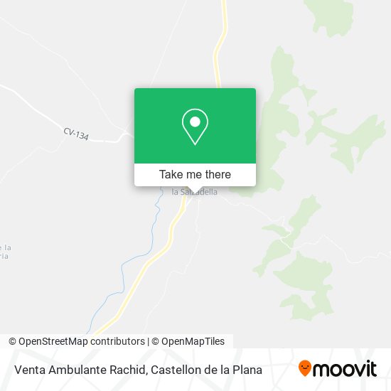 mapa Venta Ambulante Rachid