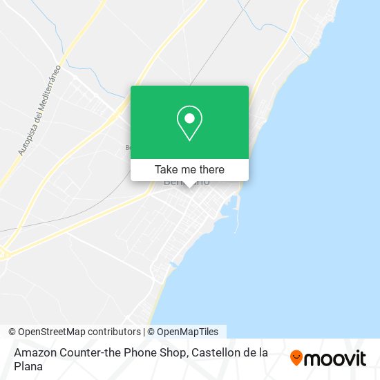 mapa Amazon Counter-the Phone Shop