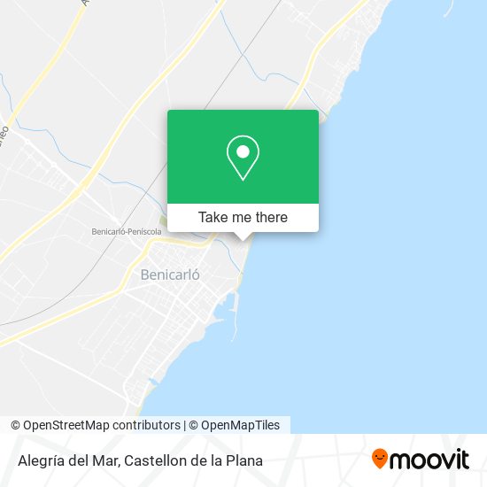 Alegría del Mar map