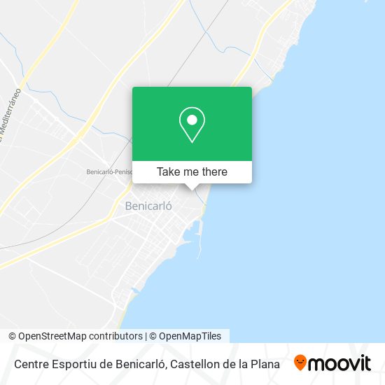 Centre Esportiu de Benicarló map