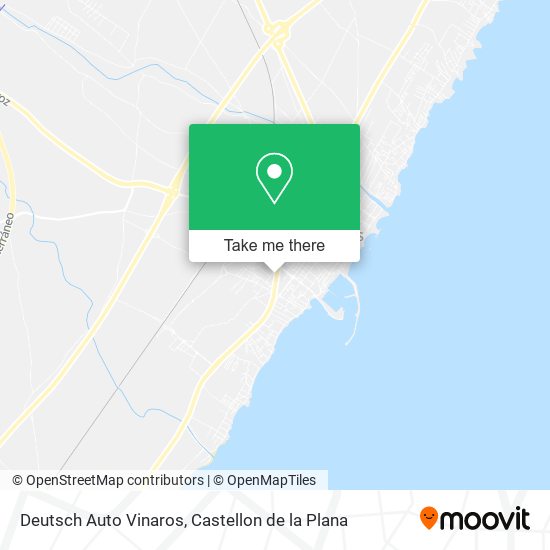 mapa Deutsch Auto Vinaros