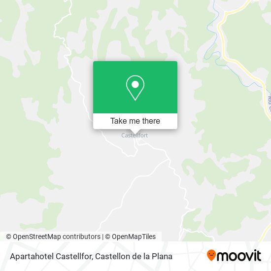 mapa Apartahotel Castellfor