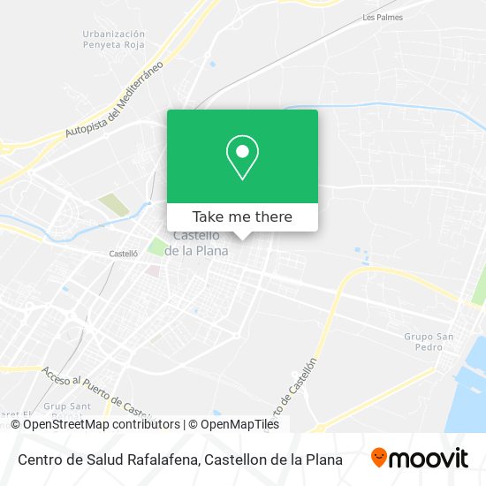 mapa Centro de Salud Rafalafena