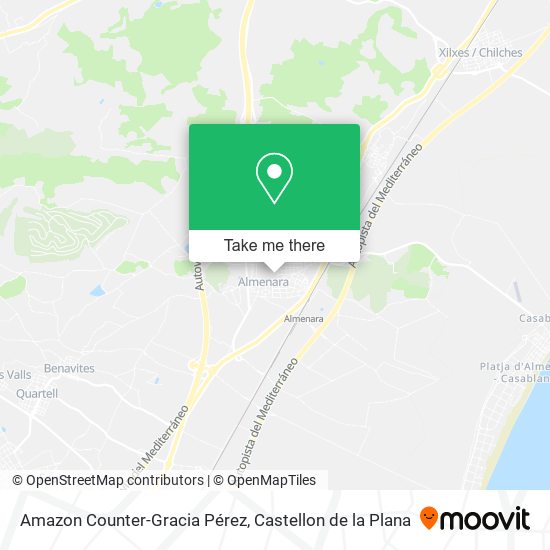 Amazon Counter-Gracia Pérez map