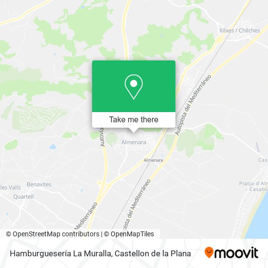 Hamburguesería La Muralla map