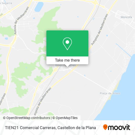 TIEN21 Comercial Carreras map