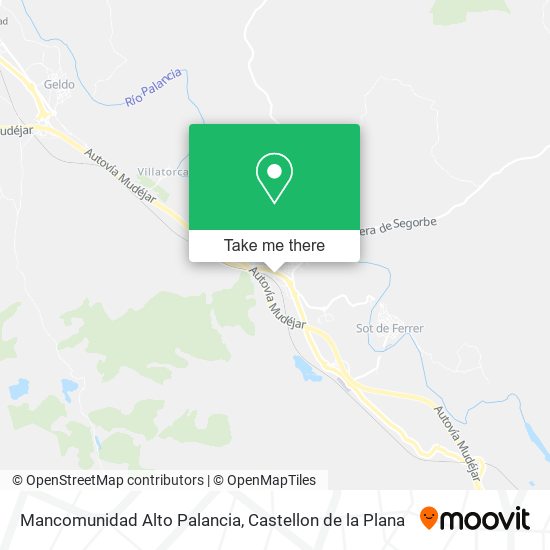 mapa Mancomunidad Alto Palancia