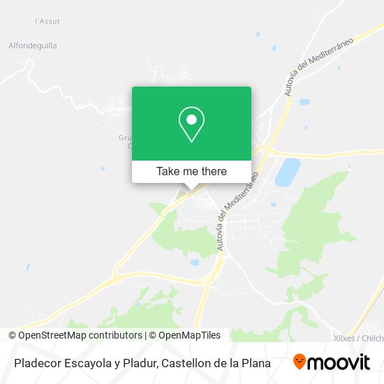 mapa Pladecor Escayola y Pladur