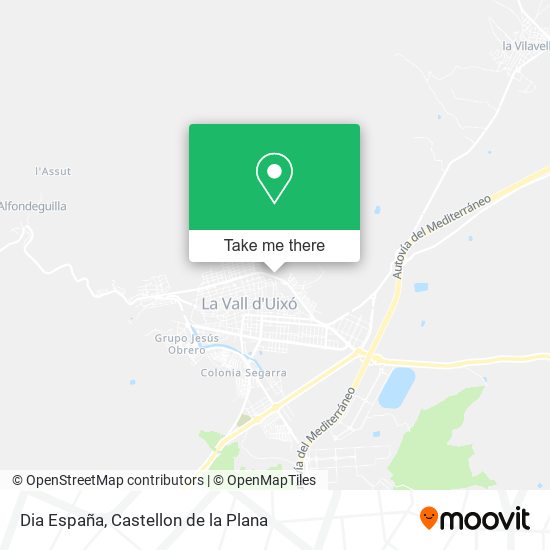 Dia España map