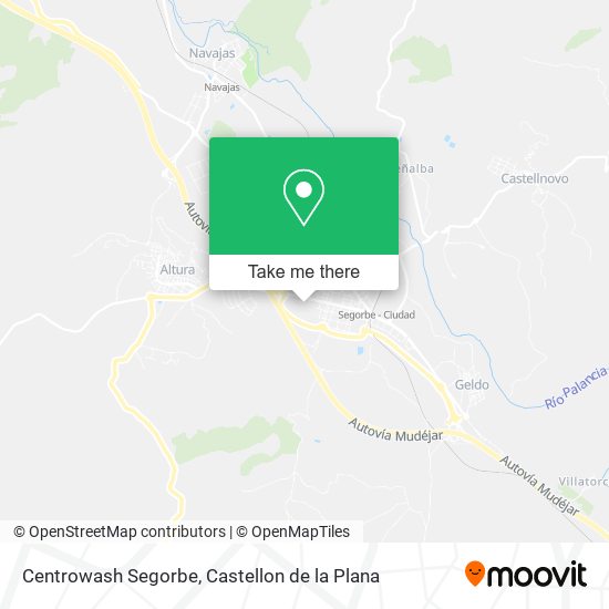 mapa Centrowash Segorbe