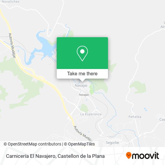 mapa Carnicería El Navajero