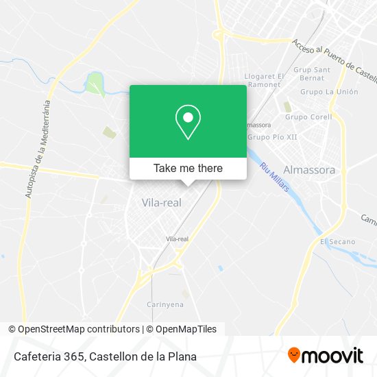 mapa Cafeteria 365