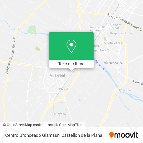 mapa Centro Bronceado Glamsun