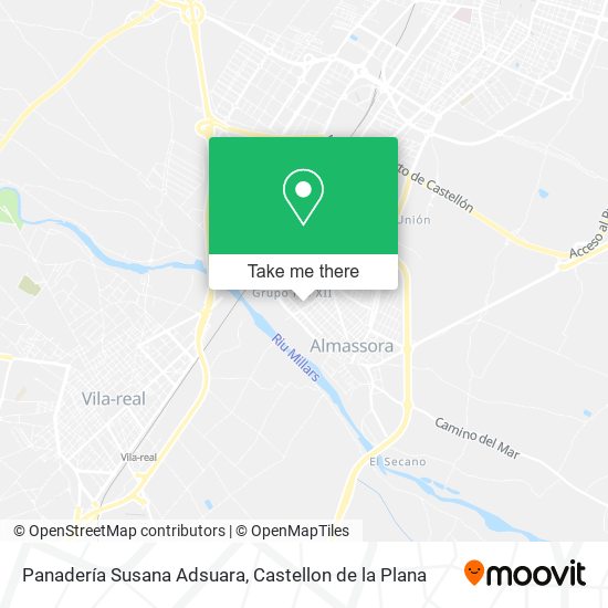 Panadería Susana Adsuara map