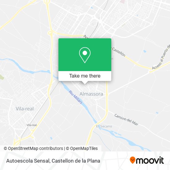 Autoescola Sensal map