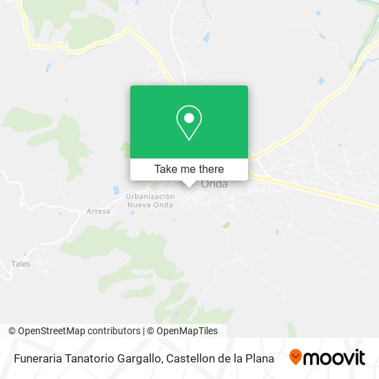 Funeraria Tanatorio Gargallo map