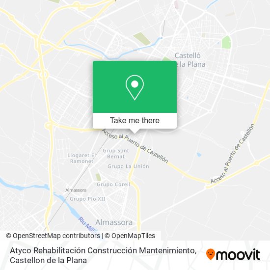 Atyco Rehabilitación Construcción Mantenimiento map