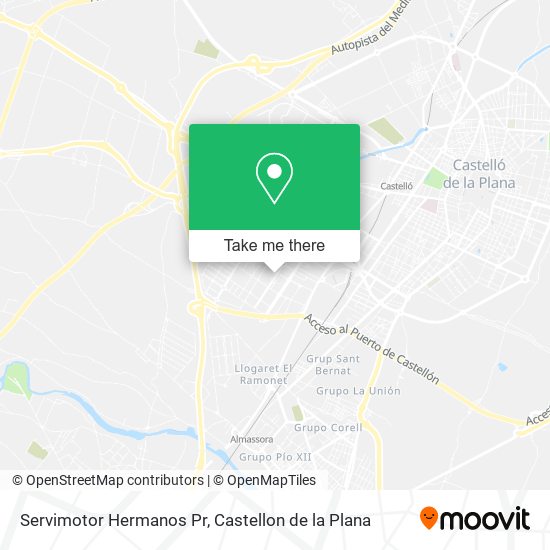 Servimotor Hermanos Pr map