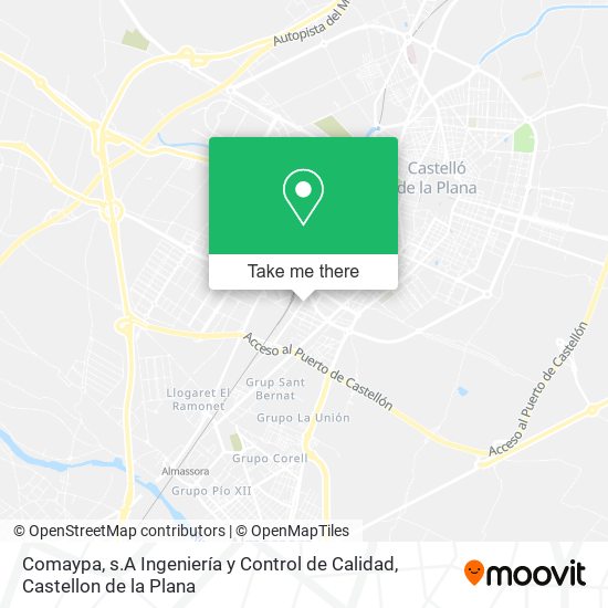 mapa Comaypa, s.A Ingeniería y Control de Calidad