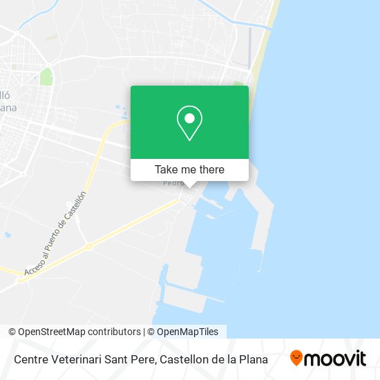 mapa Centre Veterinari Sant Pere